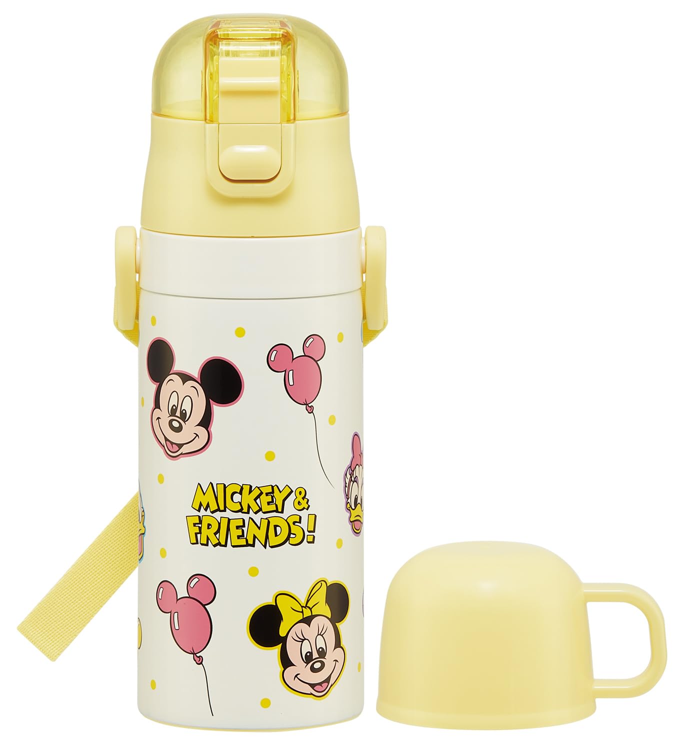 스케이터 미키 & 프렌즈 400ml 2WAY 빨대/컵 겸용 보온보냉 물통