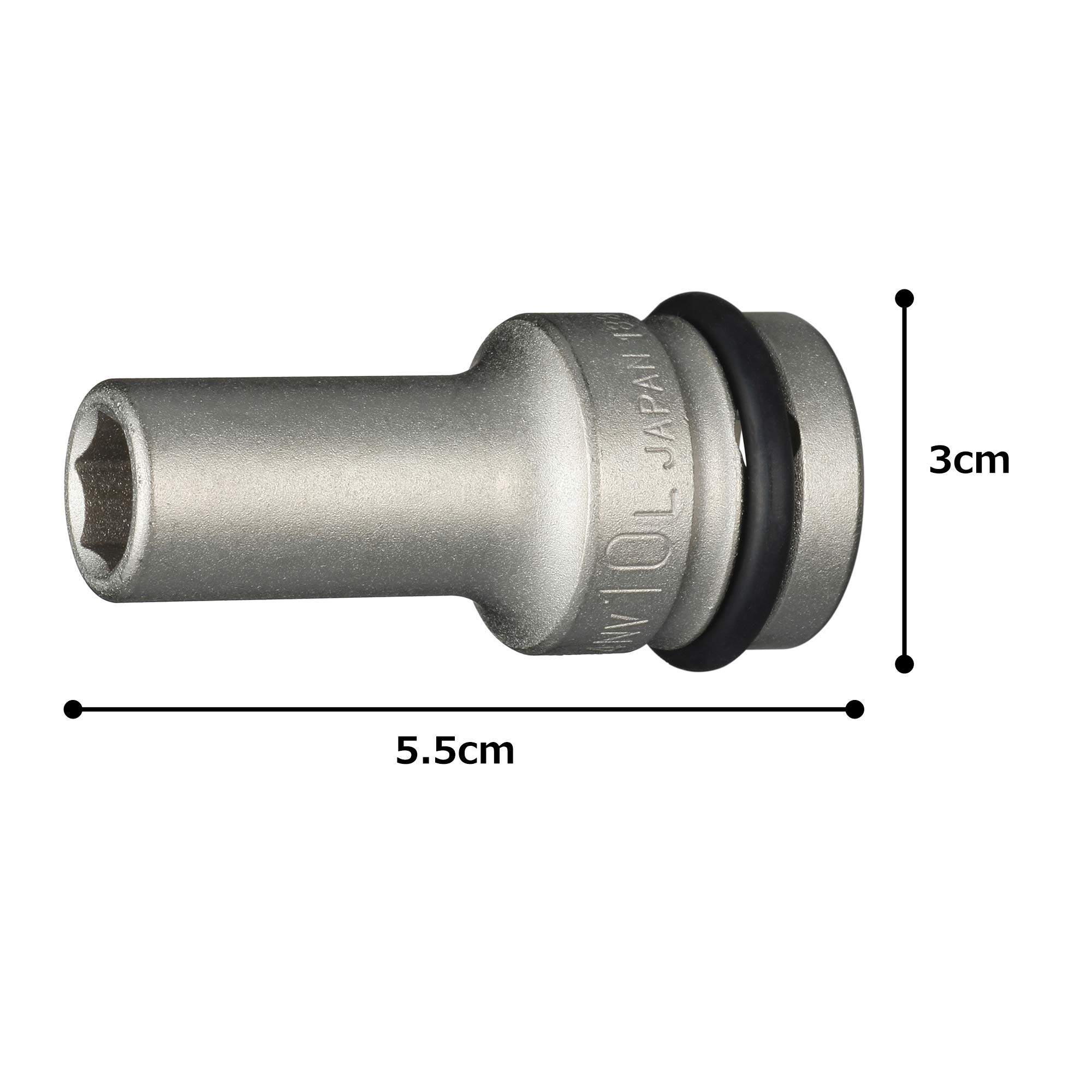 토네 HP4NV-10L 10mm 임팩트 롱소켓 이미지 5