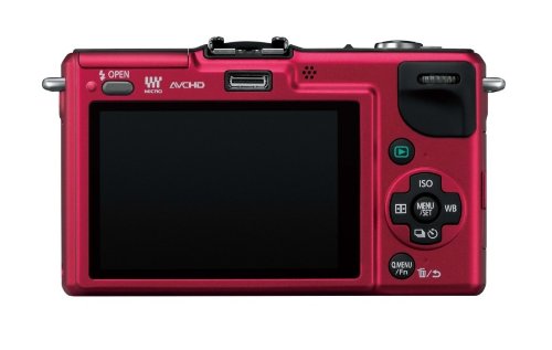 [중고] 파나소닉 GF2 파인 레드 DMC-GF2C-R 14mm 렌즈킷 미러리스 카메라 이미지 3
