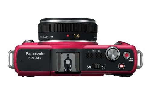 [중고] 파나소닉 GF2 파인 레드 DMC-GF2C-R 14mm 렌즈킷 미러리스 카메라 이미지 4