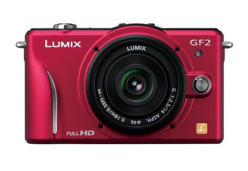 [중고] 파나소닉 GF2 파인 레드 DMC-GF2C-R 14mm 렌즈킷 미러리스 카메라 이미지 2