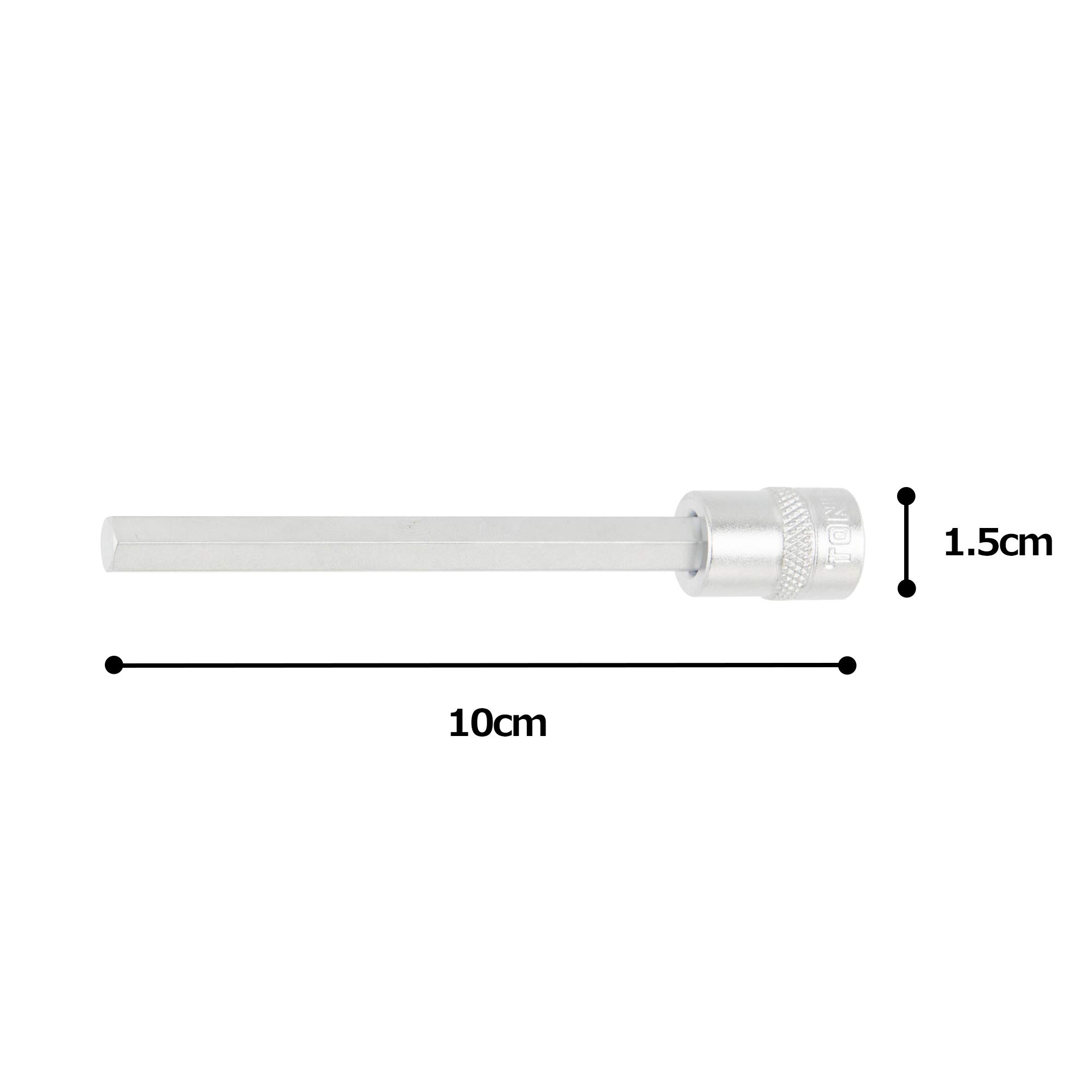 토네 2H-07L 7mm 롱 육각 소켓 6.35mm 이미지 5