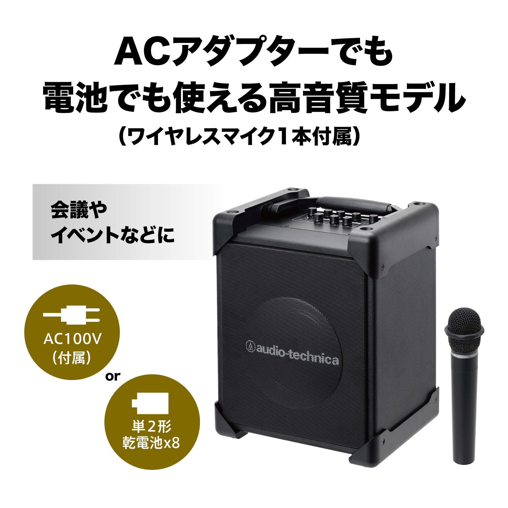 오디오테크니카 ATW-SP1910/MIC 무선 앰프 시스템 이미지 2