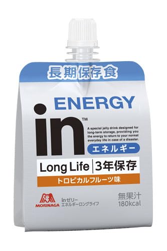 모리나가 in젤리 에너지 롱라이프 180g 비상식량