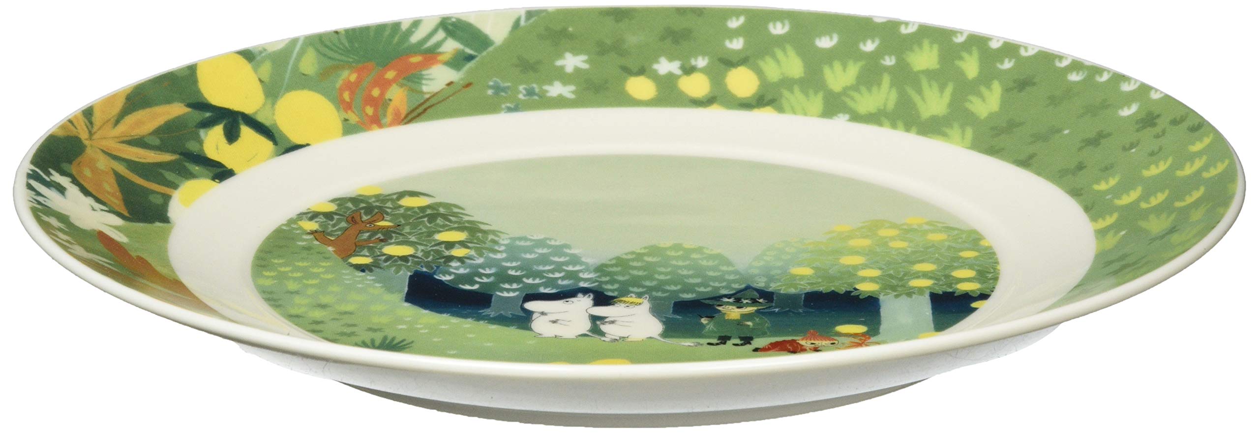 야마카 무민 루온토 플레이트 MM3201-330 19.5cm 그린 이미지 2