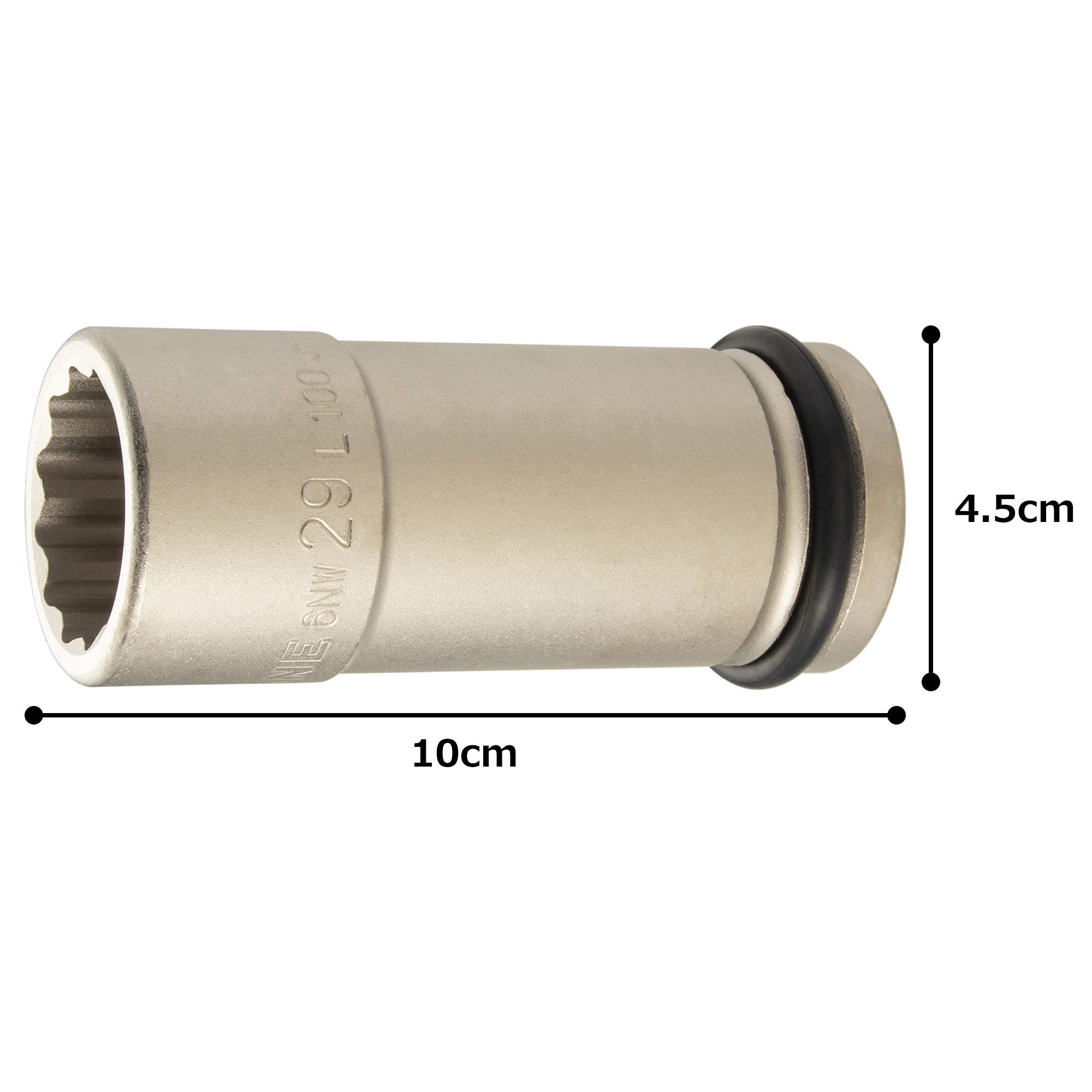 토네 6NW-29L100 29mm 임팩트 롱소켓 12각 이미지 4