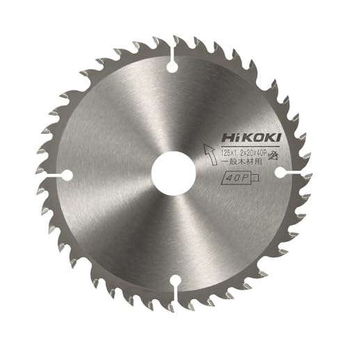 하이코키 0037-3768 125mm 원형톱날 팁쏘 일반목재용 40날