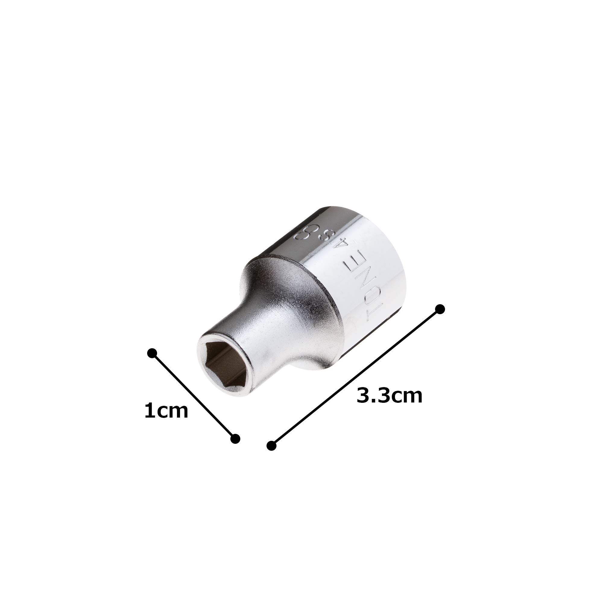 토네 HP4S-08 8mm 6각 소켓 12.7mm 이미지 3