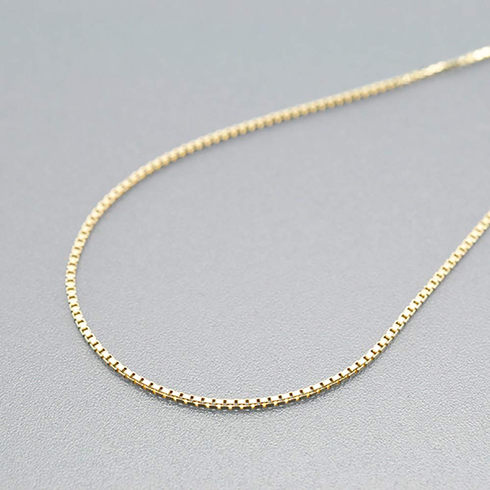 교세라 베네치안 체인 목걸이 폭 0.8mm 45cm K18 옐로우골드 이미지 2