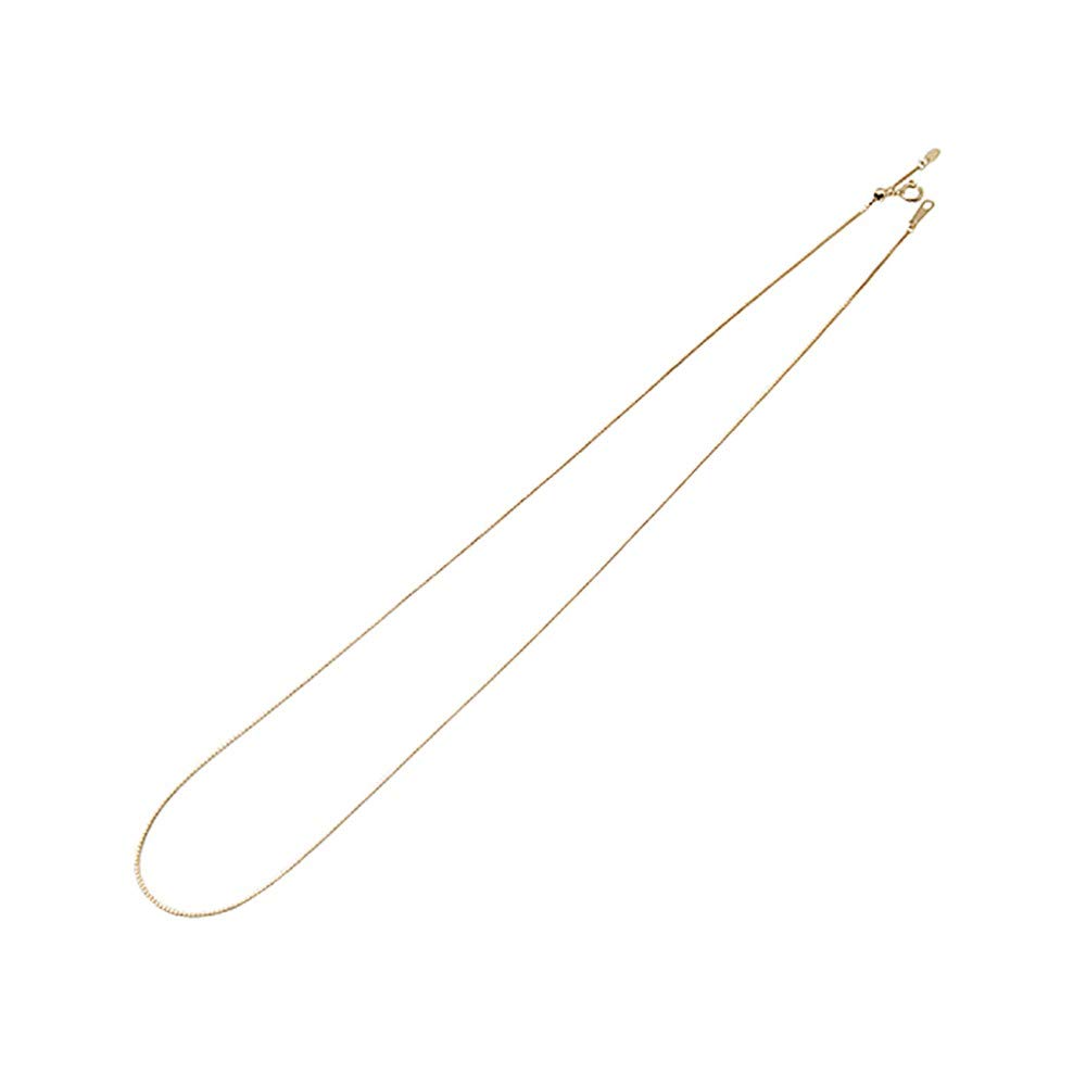 교세라 베네치안 체인 목걸이 폭 0.8mm 45cm K18 옐로우골드 이미지 1