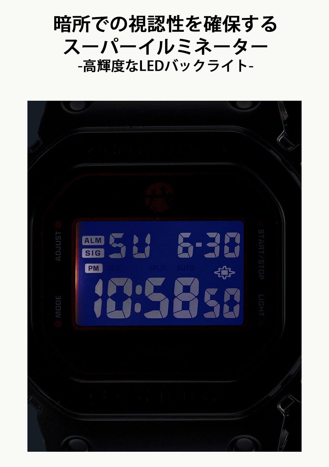 카시오 지샥 하치무라 루이 시그니처 GM-5600RH-1JR 손목시계 한정판:블랙 레드 이미지 8