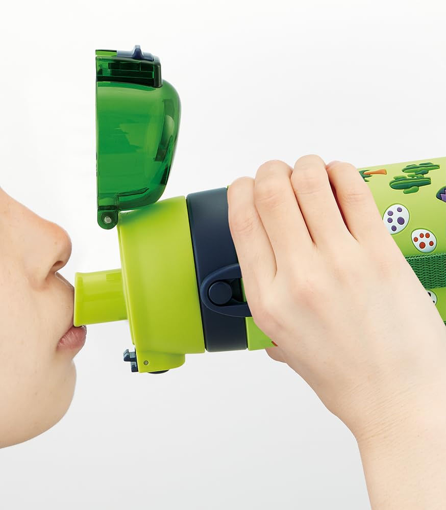 스케이터 SDPV5-A 480ml 공룡 3D 프린트 스테인리스 직수형 어린이 물통 이미지 7