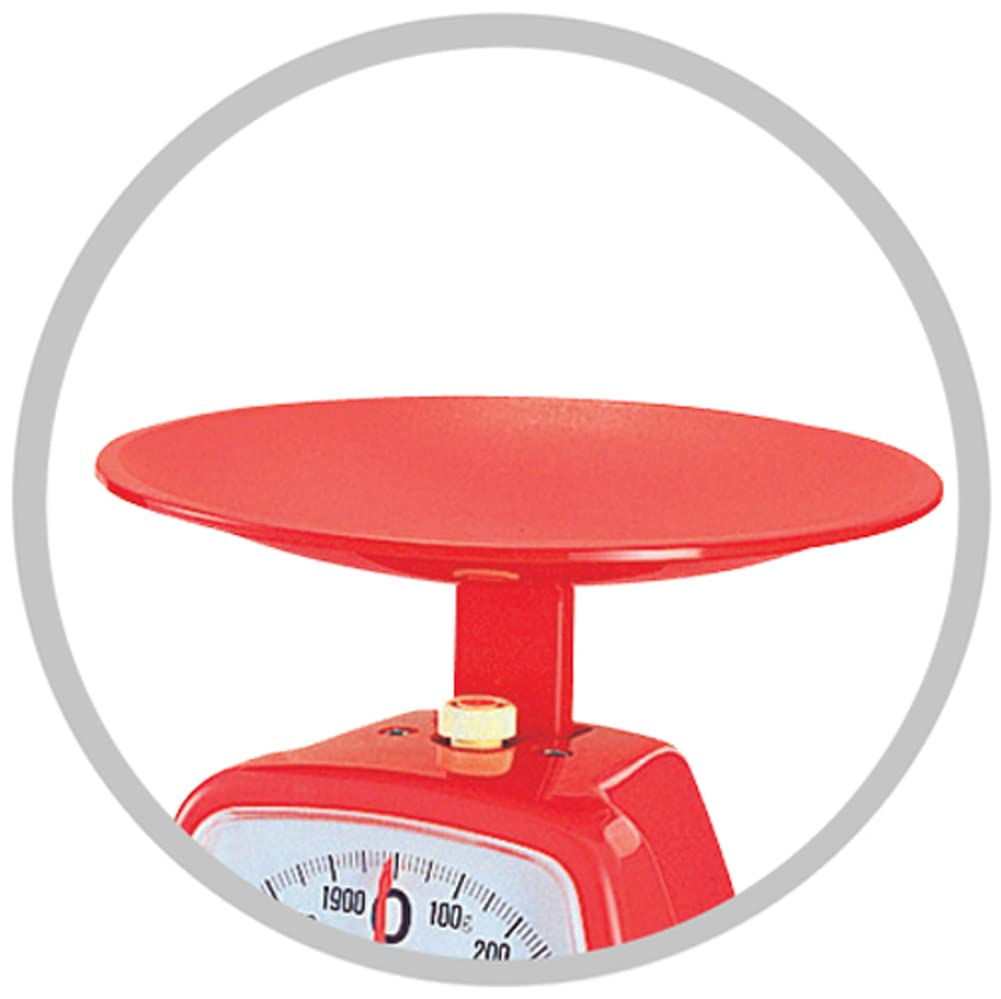타니타 아날로그 1439 레드 2kg 주방저울 10 레드 2kg 10g단위 이미지 3