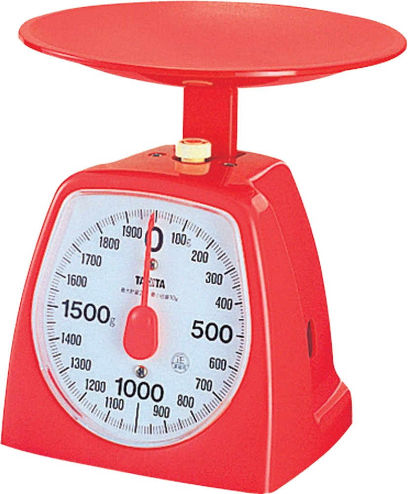 타니타 아날로그 1439 레드 2kg 주방저울 10 레드 2kg 10g단위 이미지 1
