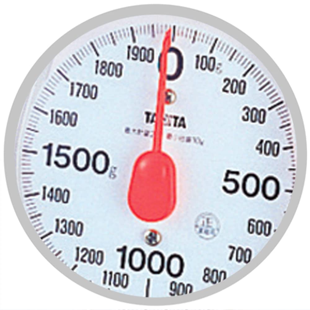 타니타 아날로그 1439 레드 2kg 주방저울 10 레드 2kg 10g단위 이미지 2