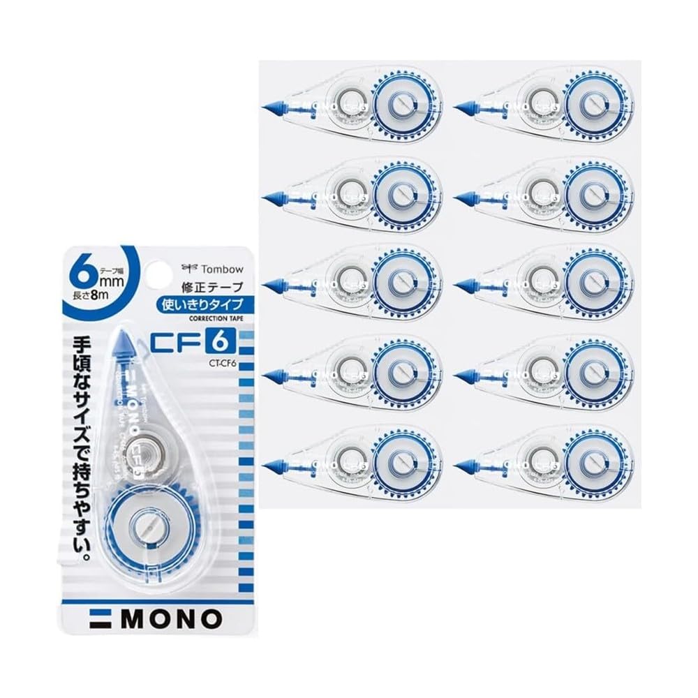 톰보 모노 CF CT-CF6-10P 8m 수정테이프 6mm폭 10개