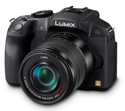 [중고] 파나소닉 루믹스 블랙 DMC-G6W 미러리스 카메라 14-42mm 45-150mm 렌즈킷 이미지 6