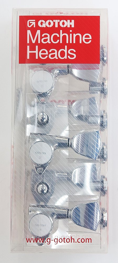 고토 SG301 04버튼 크롬 3+3 일렉기타 헤드머신 04버튼/L3R3 노멀 샤프트 이미지 2