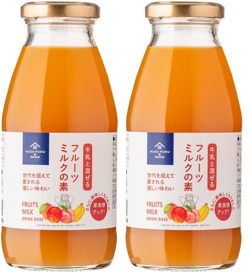 쿠제후쿠상점 과일 우유 베이스 290g Pack of 이미지 2