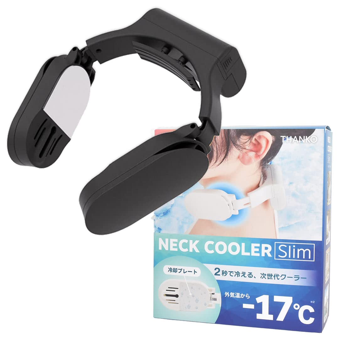 산코 넥쿨러 슬림 블랙 TKNNC22BK 휴대용 넥밴드 선풍기 블랙
