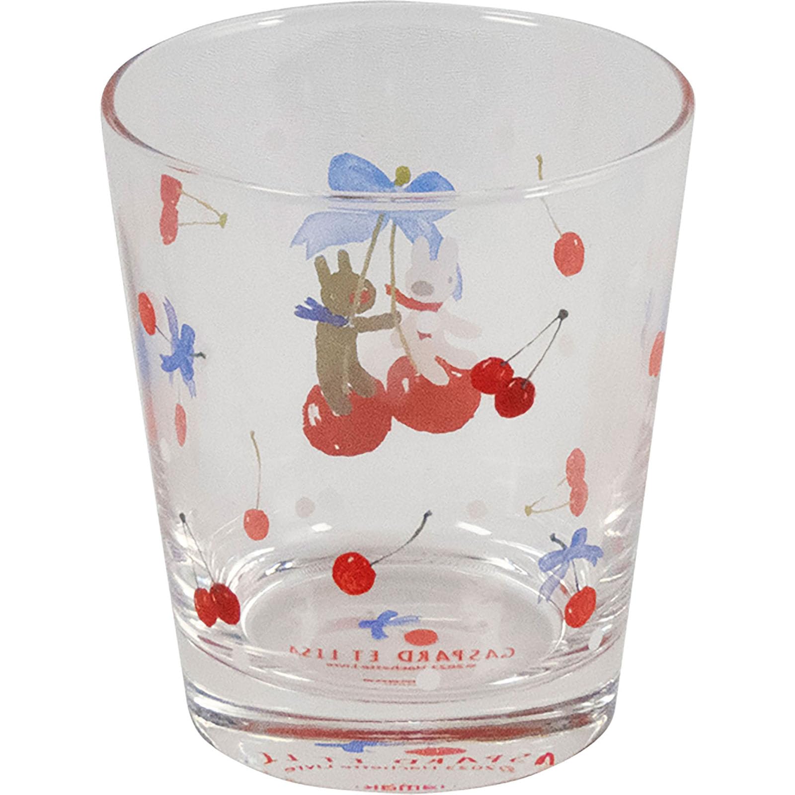 야마카 리사와 가스파르 유리 텀블러 LG172-813 260ml 체리 약 8 9cm 앤틱 이미지 2