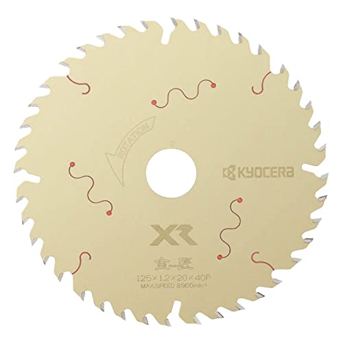 교세라 XR금장 66500121 125mm 40날 레이저 슬릿 팁톱날