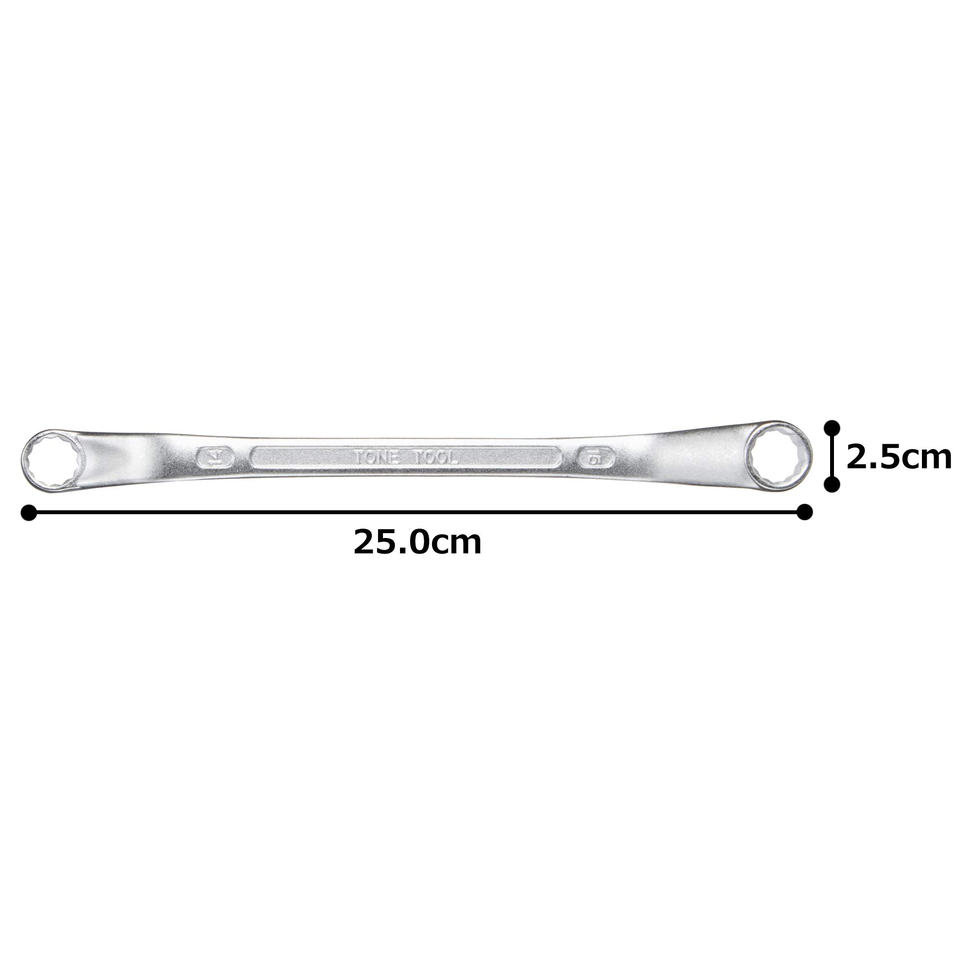 토네 M45-1415 14x15mm 45도 롱 옵셋렌치 이미지 6