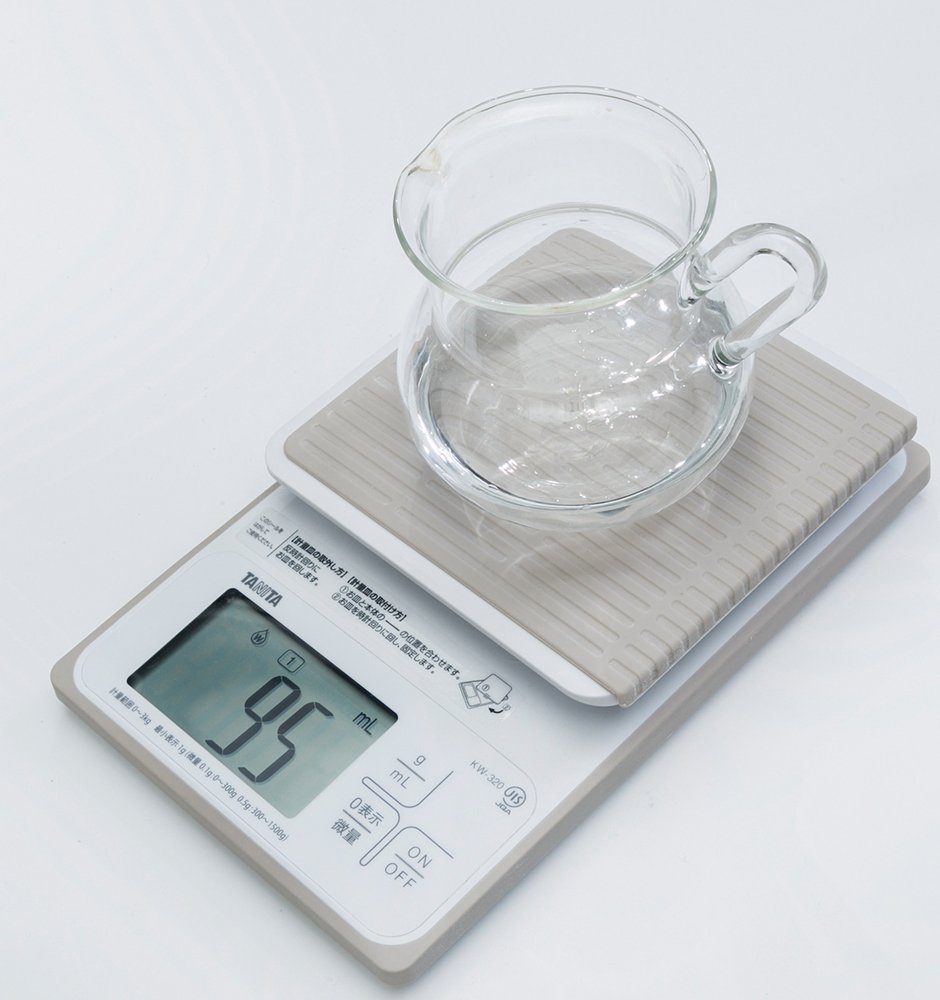 타니타 KW-320-WH 화이트 3kg 방수 12 화이트 0.1g 단위 3000g까지 단품 이미지 4