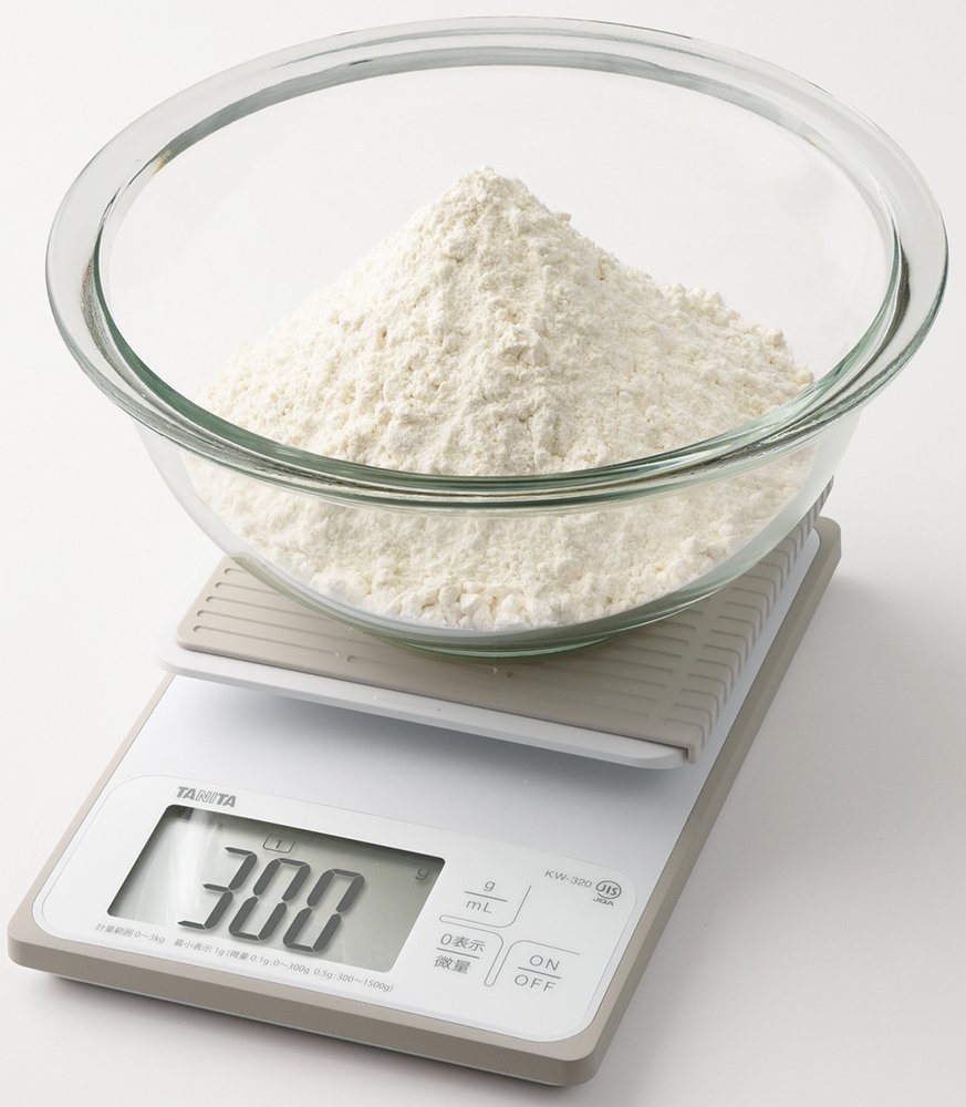 타니타 KW-320-WH 화이트 3kg 방수 12 화이트 0.1g 단위 3000g까지 단품 이미지 2