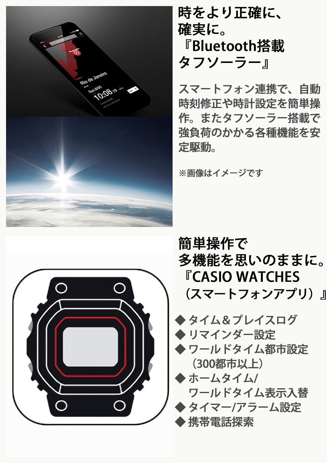 카시오 지샥 G-STEEL 올블랙 GST-B400BB-1AJF 손목시계 콤비네이션 이미지 5