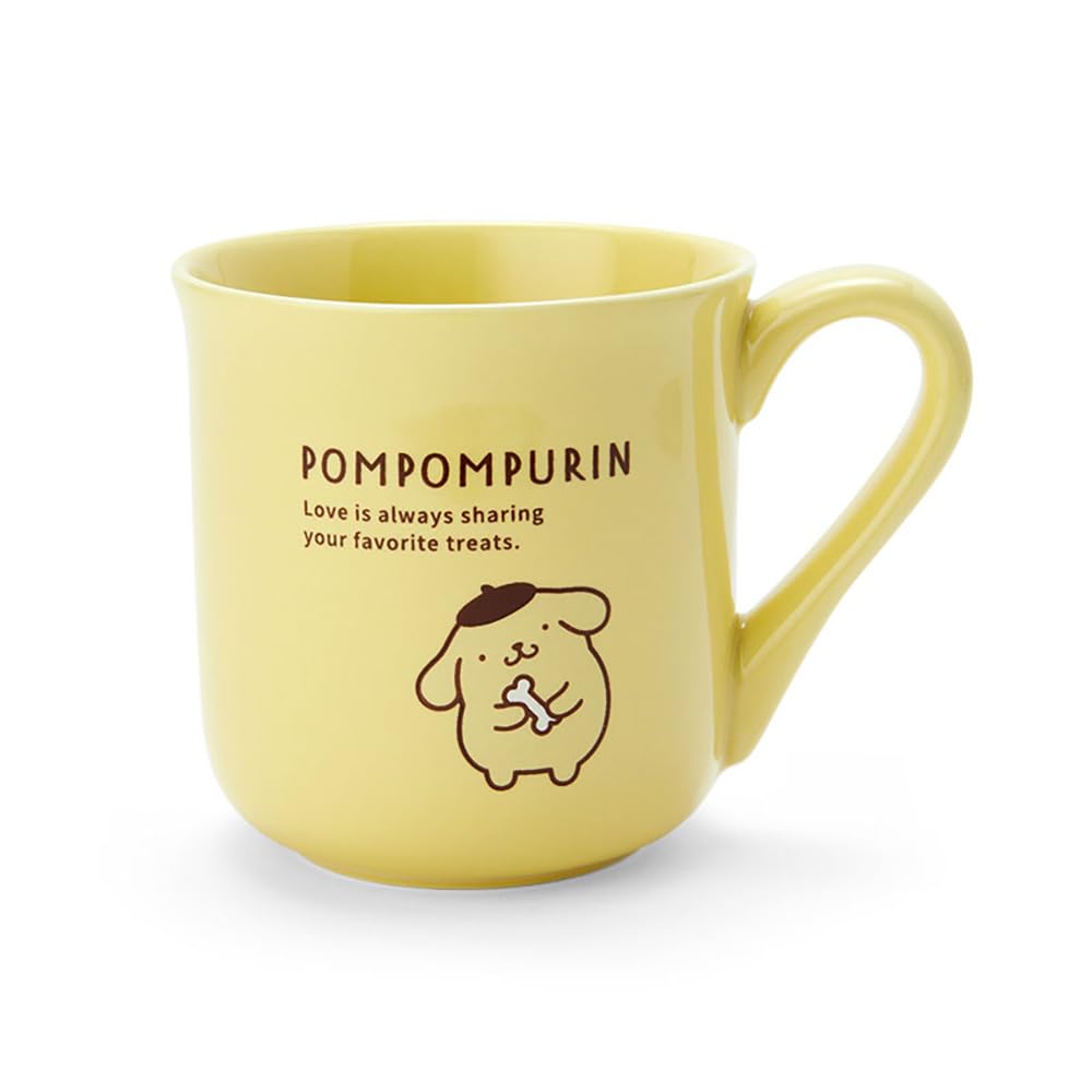 산리오 폼폼푸린 422410 도자기 머그컵 260ml 옐로우