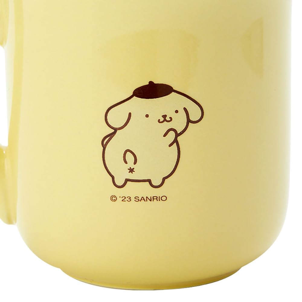 산리오 폼폼푸린 422410 도자기 머그컵 260ml 옐로우 이미지 5
