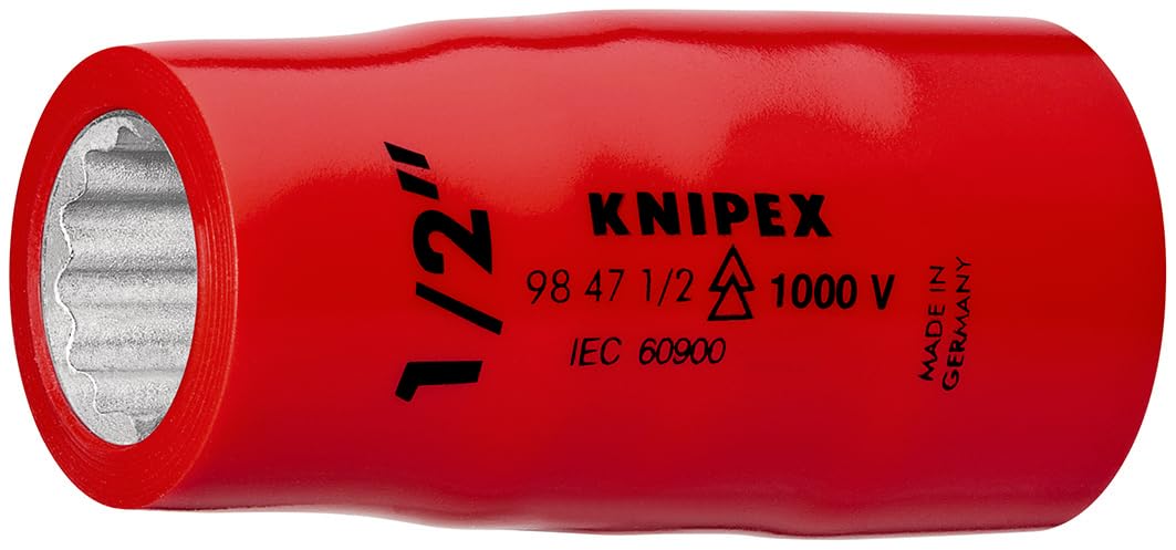 크니펙스 9847-1/2 1/2인치 절연 소켓 1000V 1/2"
