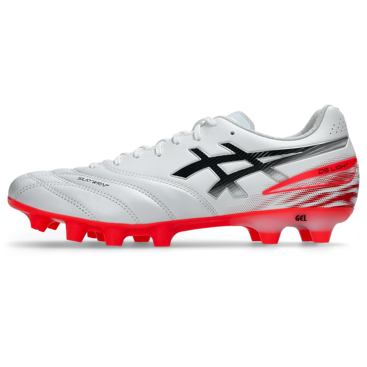 아식스 축구화 DS LIGHT PRO 27.0 cm 3E 102(화이트/플래시 레드) 이미지 5