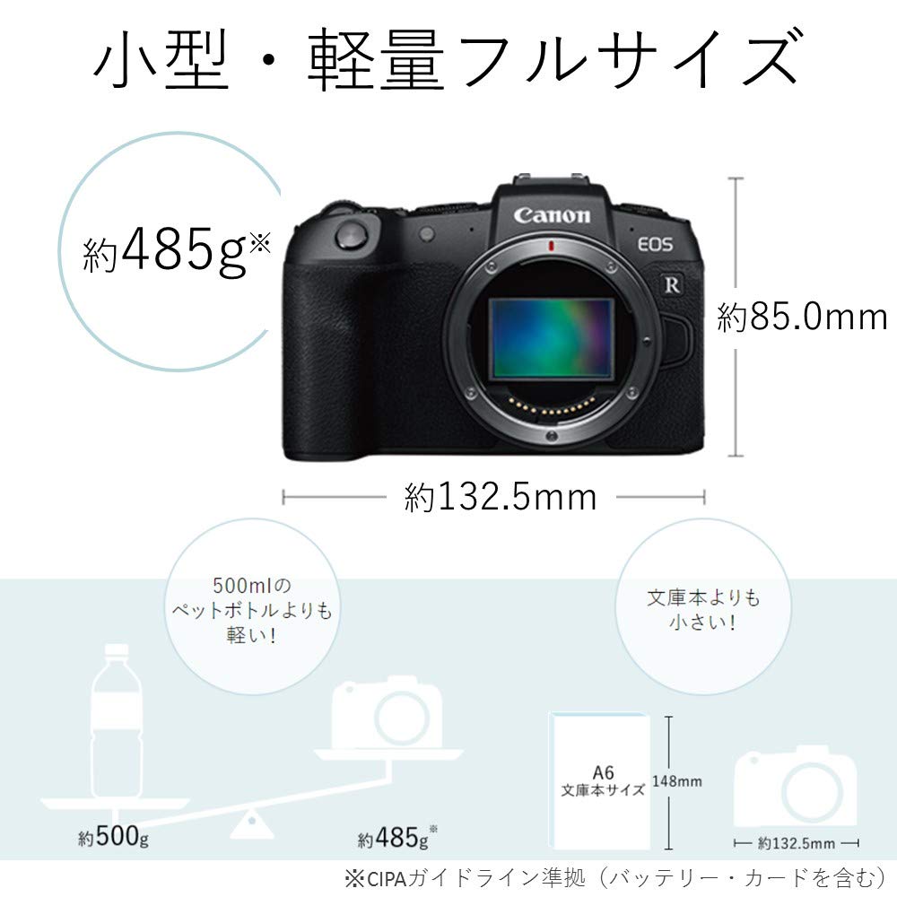 캐논 EOS RP 블랙 풀프레임 미러리스 카메라 바디 블랙 단품 이미지 4