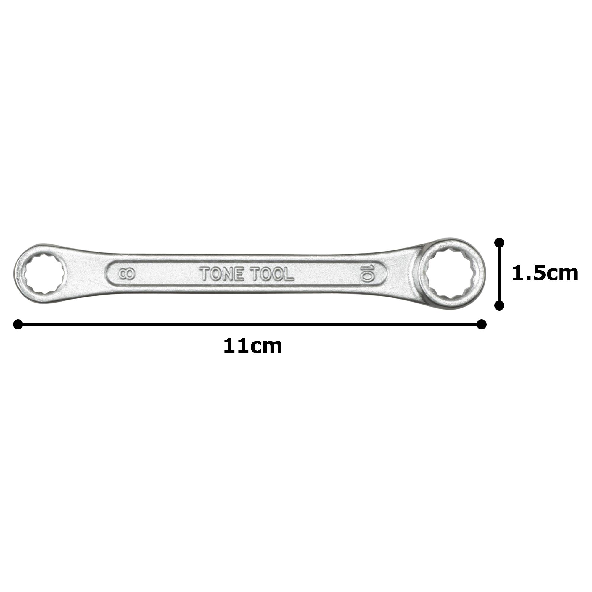 토네 메가네 렌치 숏 스트레이트 HPM03-0810 8x10mm 이미지 5