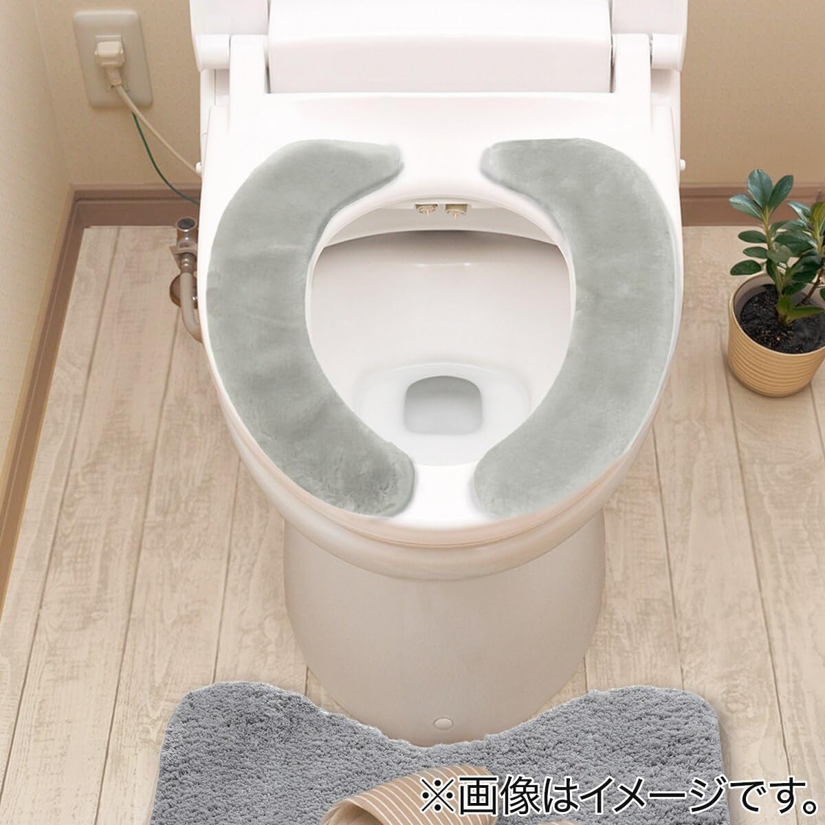 니토리 조제 라이트그레이 7702333 흡착 변기시트 이미지 2