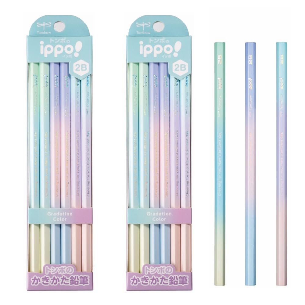 톰보 ippo 그라데이션 KB-KUB01-2B 2B 12 count Pack of 2개