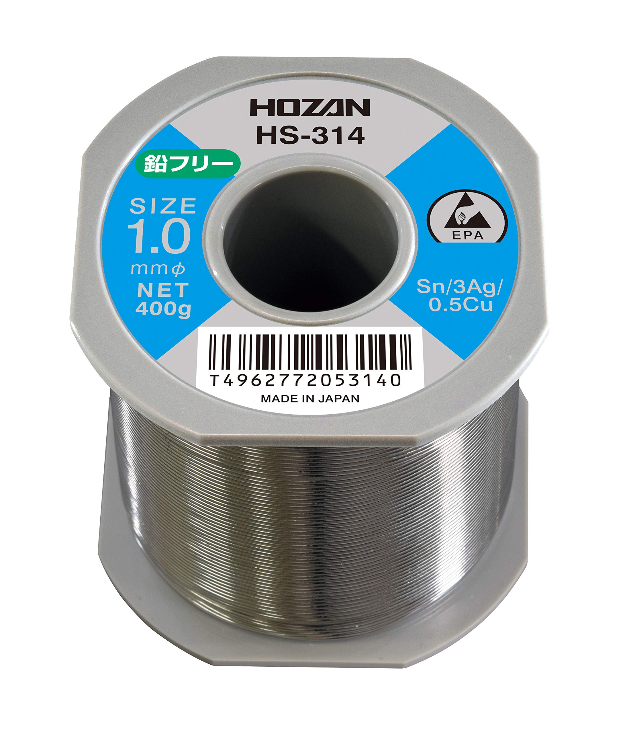 호잔 HS-314 1.0mm 400g 무연납 L400g