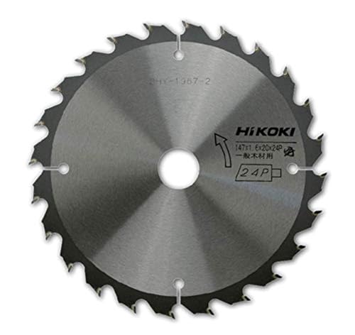 하이코키 0037-3764 147mm 원형톱날 팁쏘 일반목재용 24날