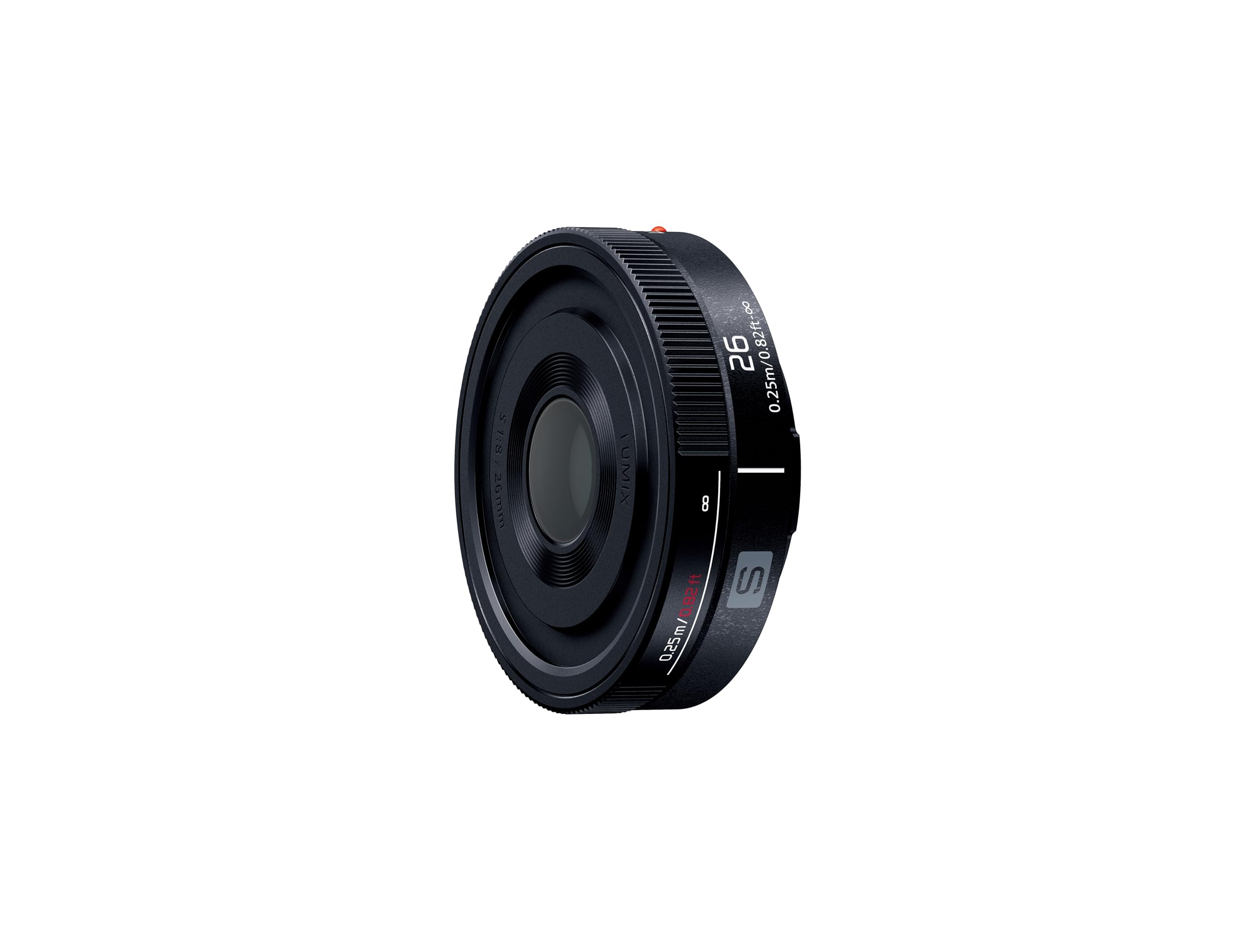 파나소닉 루믹스 S 26mm F8 단렌즈 S-R26 블랙 1