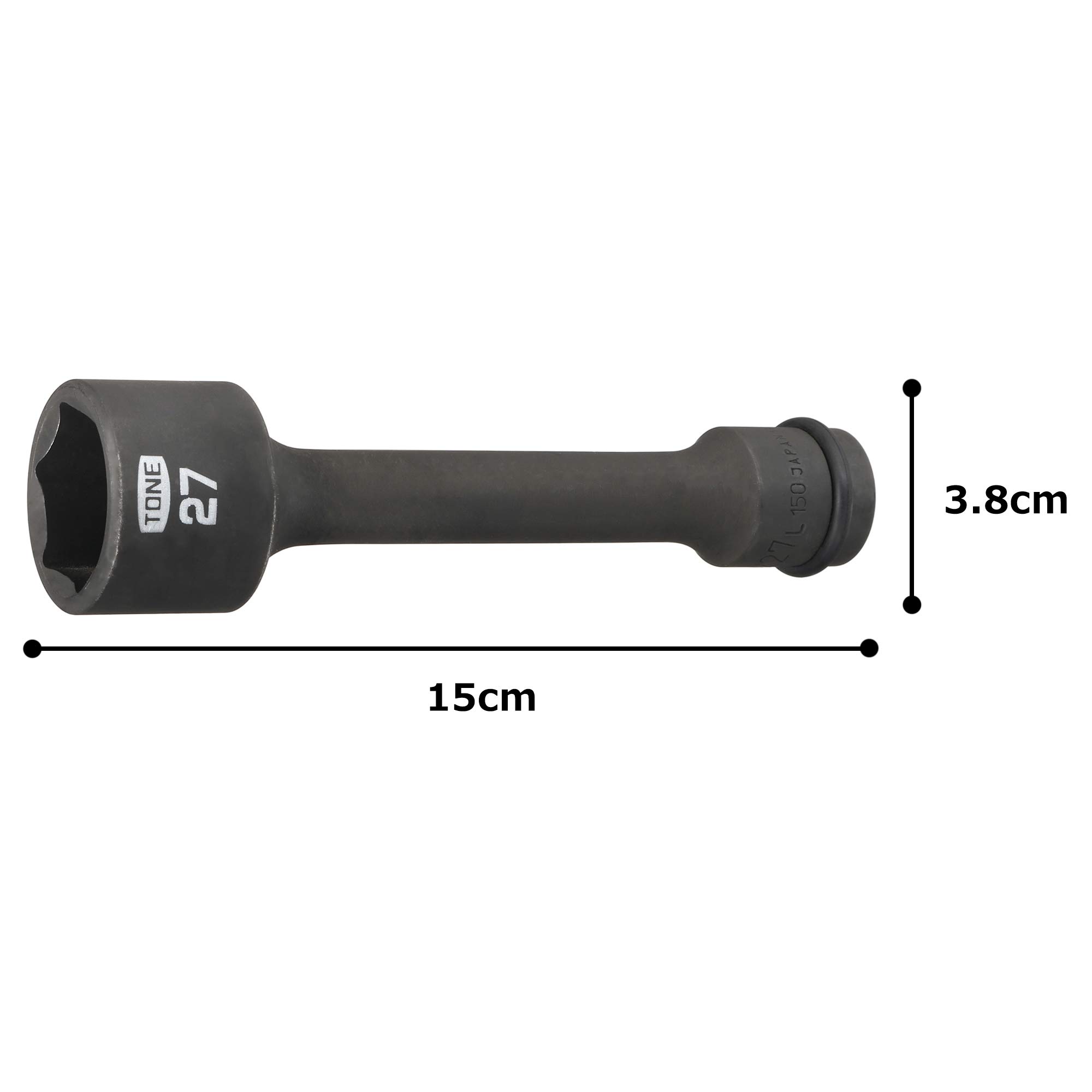 토네 4AEX-27L150 27mm 임팩트 익스텐션 소켓 이미지 5