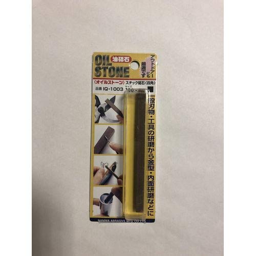 나니와 오일스톤 스틱 사각 IQ-1003 6mm 세목 320방
