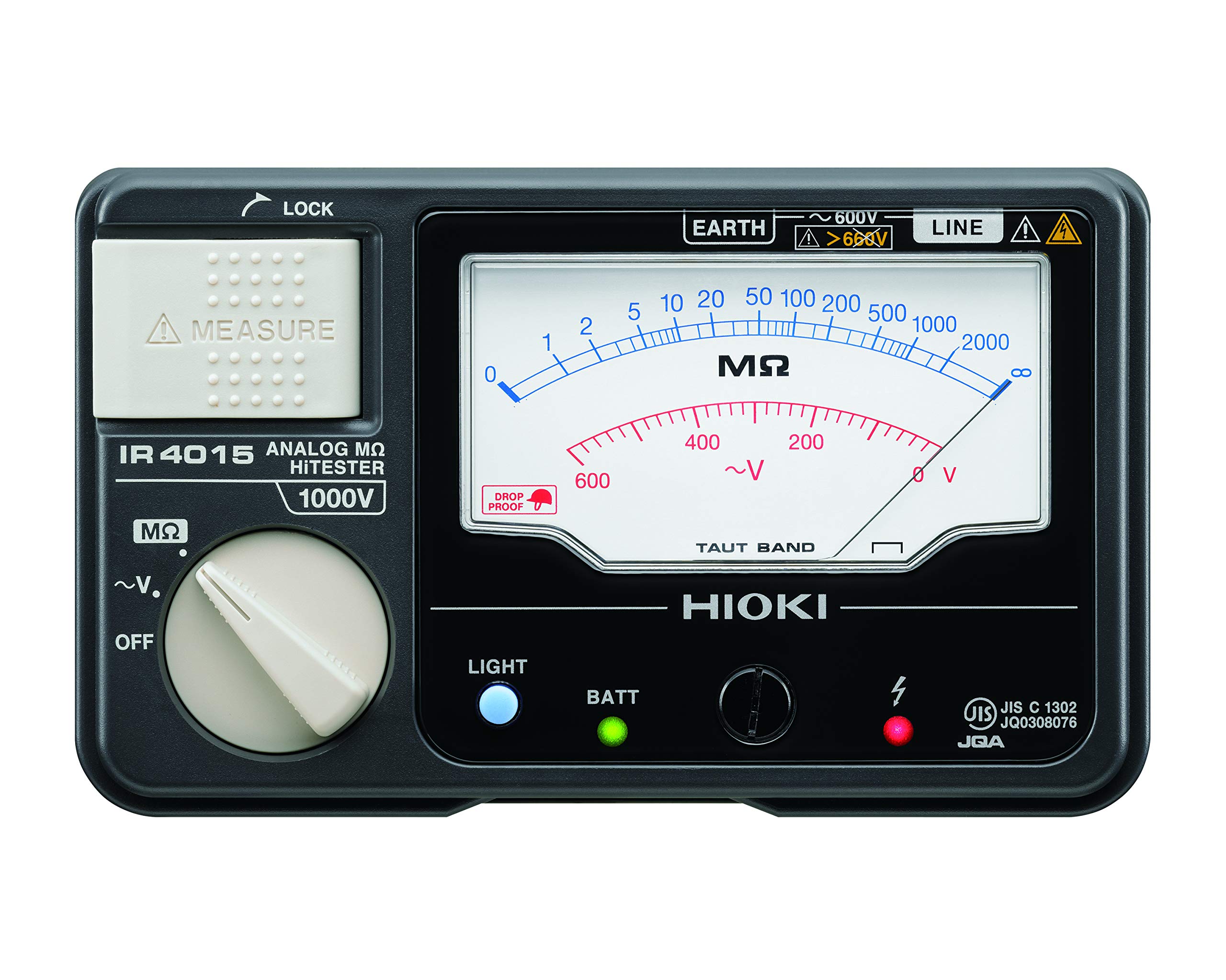 하이오키 IR4015-10 1000V 아날로그 절연저항계 메거 이미지 2