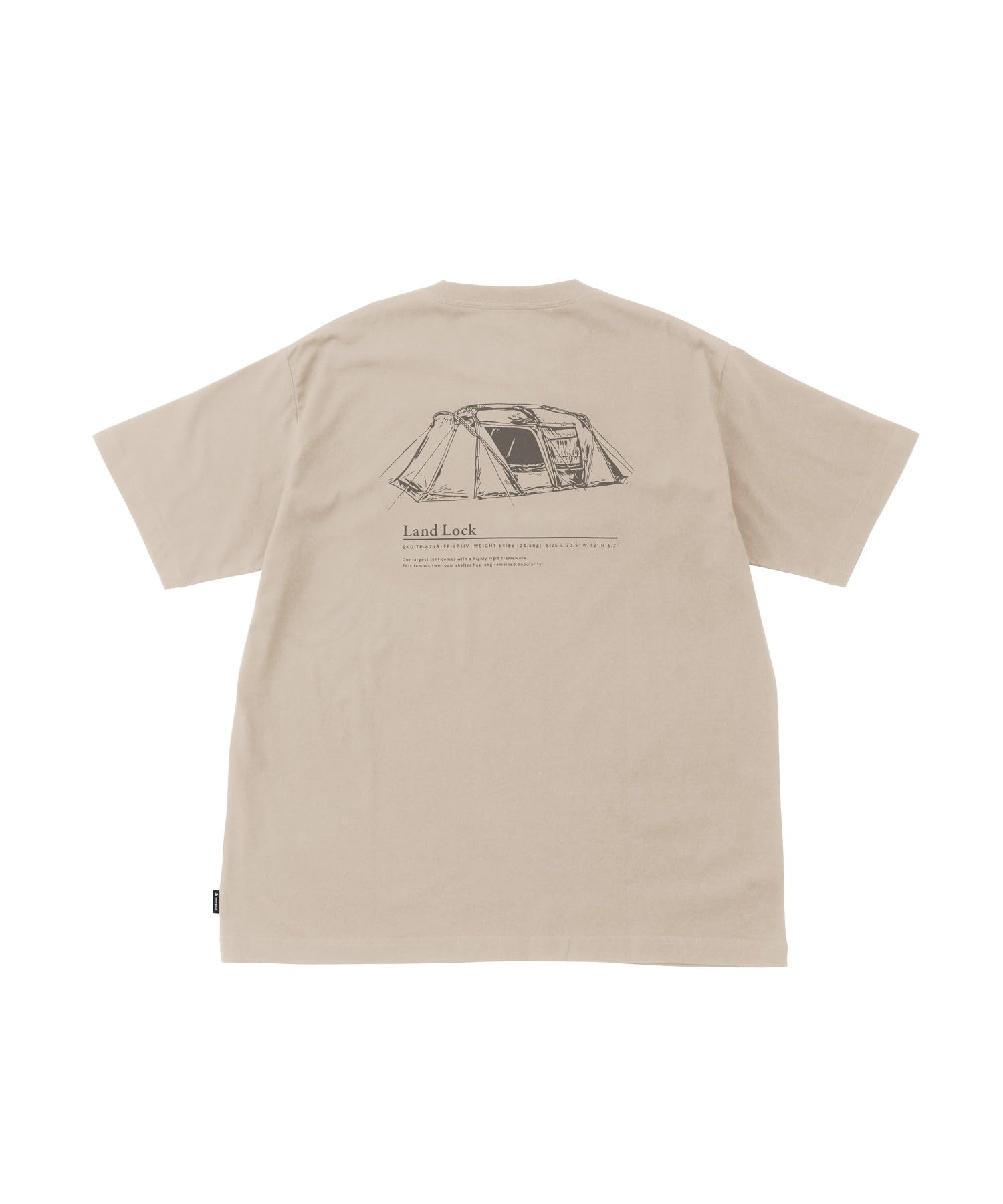스노우피크 랜드락 설봉제 2026 봄 TS-26SU010 반팔 L Regular 베이지 이미지 22