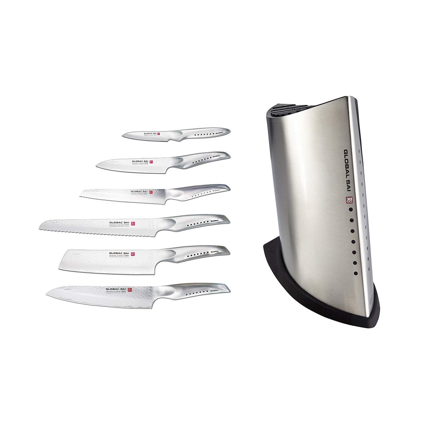 글로벌 SAI-7001 7종 칼블럭 세트 일본산 수제 단조