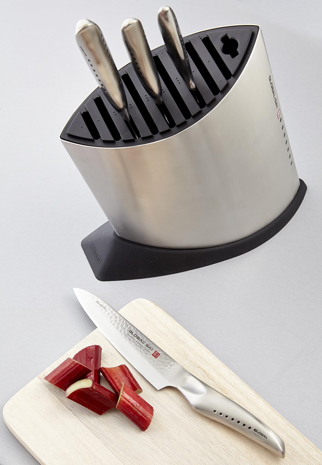글로벌 SAI-7001 7종 칼블럭 세트 일본산 수제 단조 이미지 4