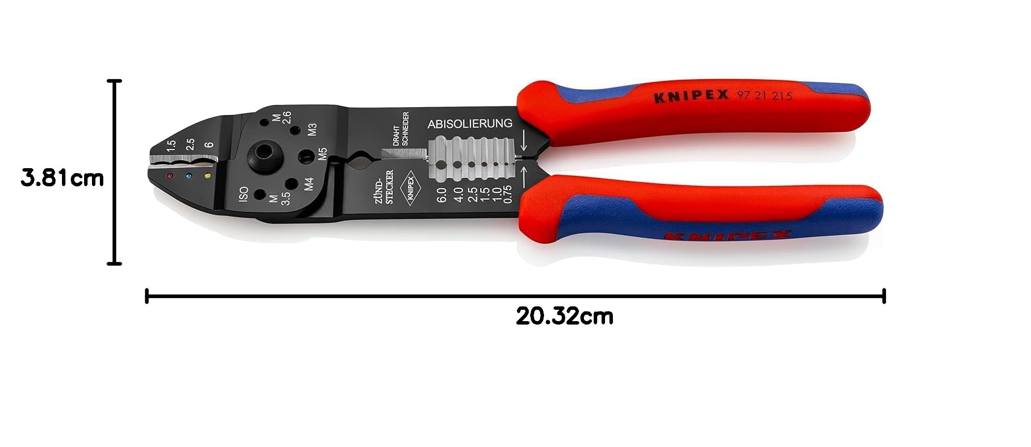 크니펙스 9721-215 압착 플라이어 이미지 6