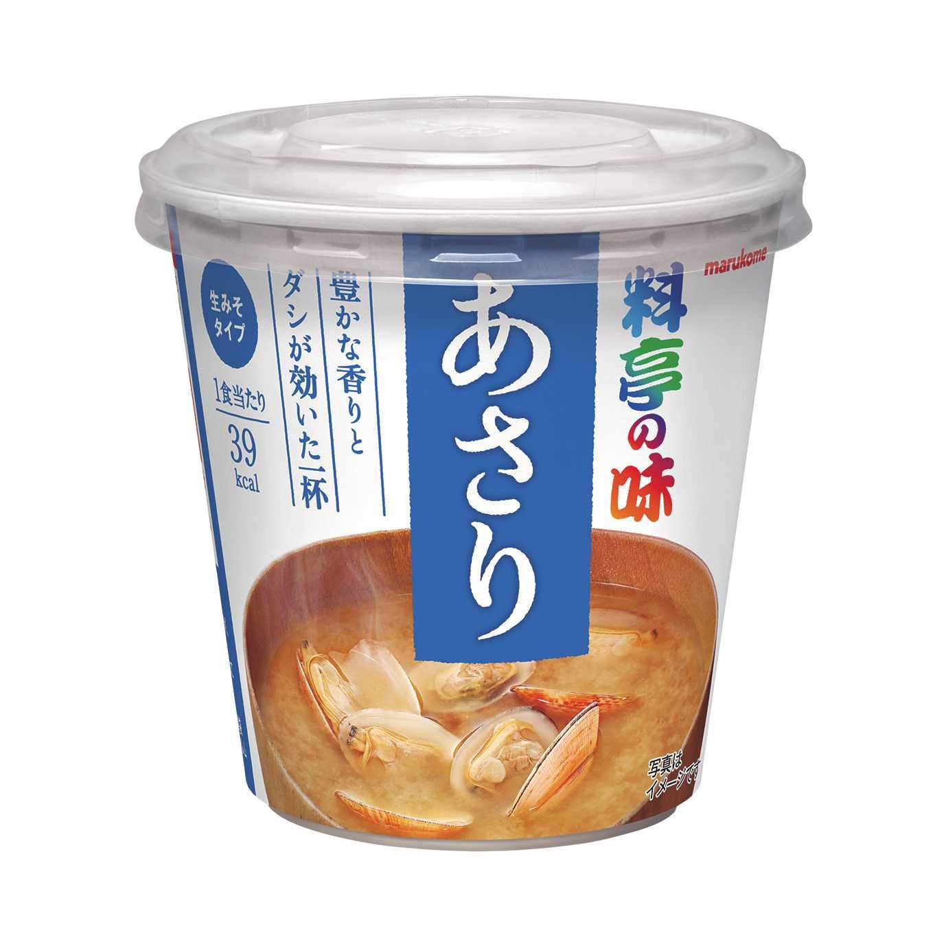 마루코메 료테이노아지 바지락 컵 된장국 6개입 껍질 있는 바지락