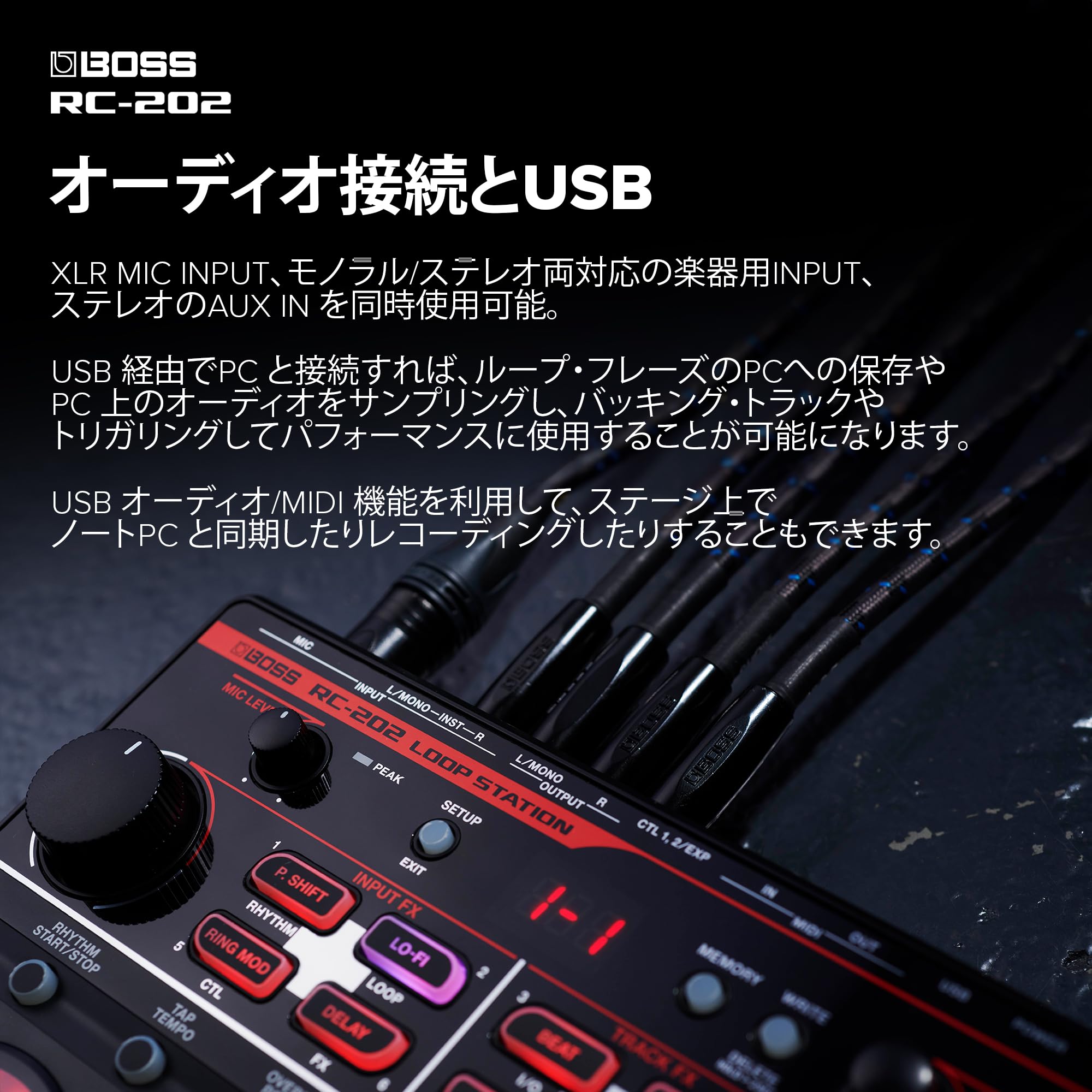 보스 RC-202 2트랙 테이블탑 루퍼 이미지 5